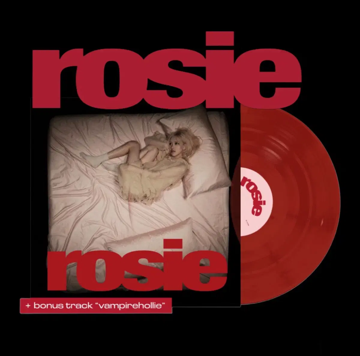 (미개봉)로제 LP ROSIE 엘피  (뱀파이어에디션/레드컬러반)